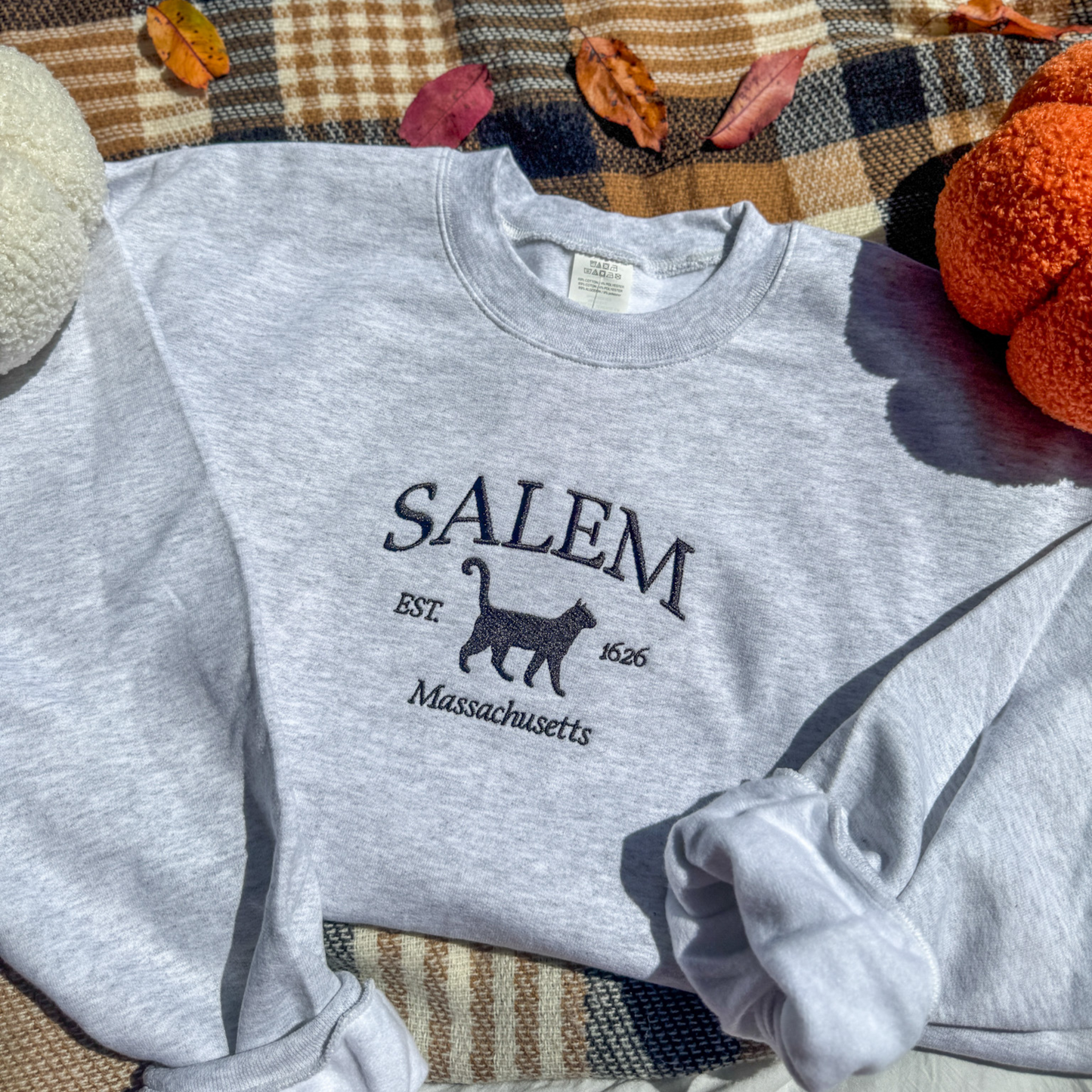 Salem Embroidered Crewneck