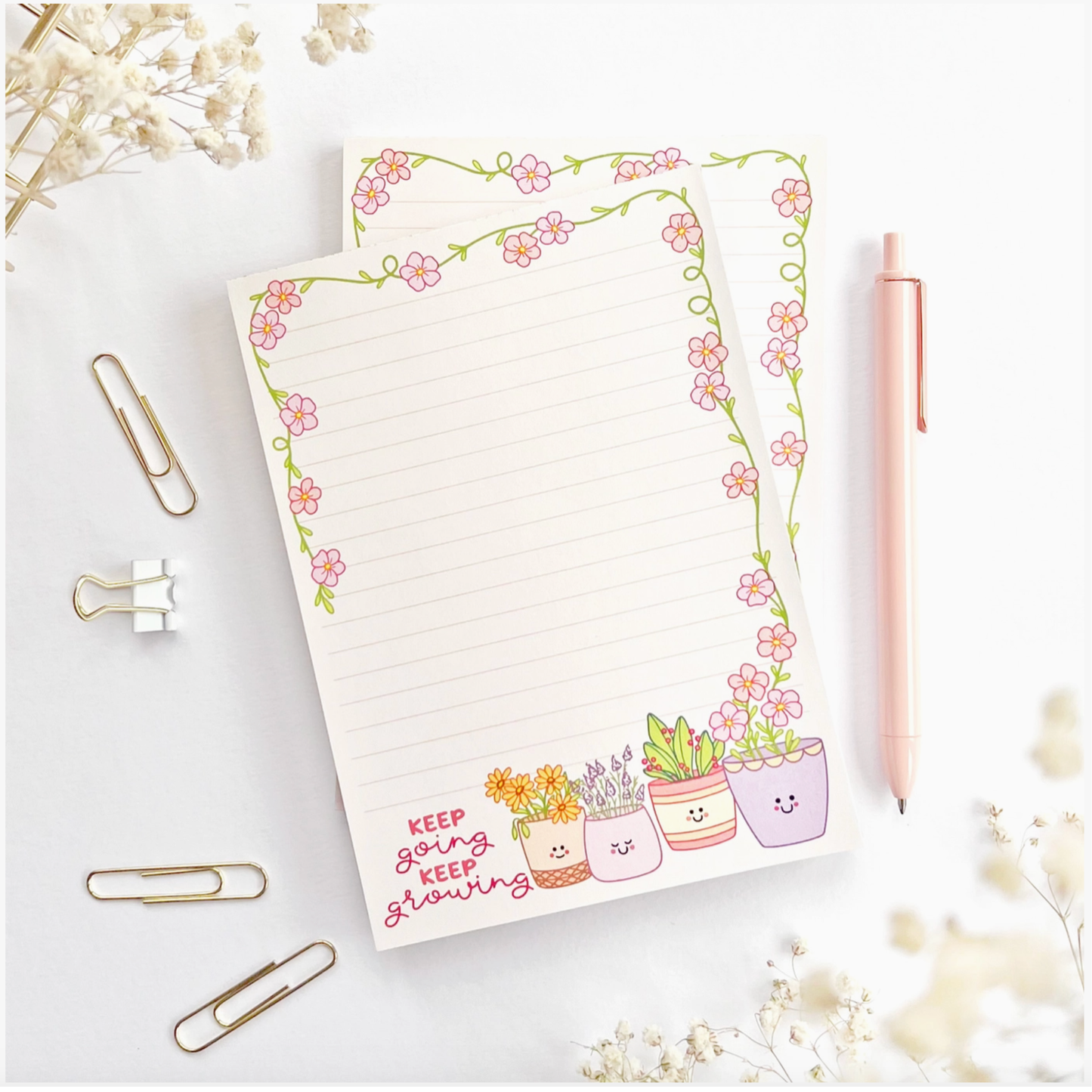Keep Growing Notepad