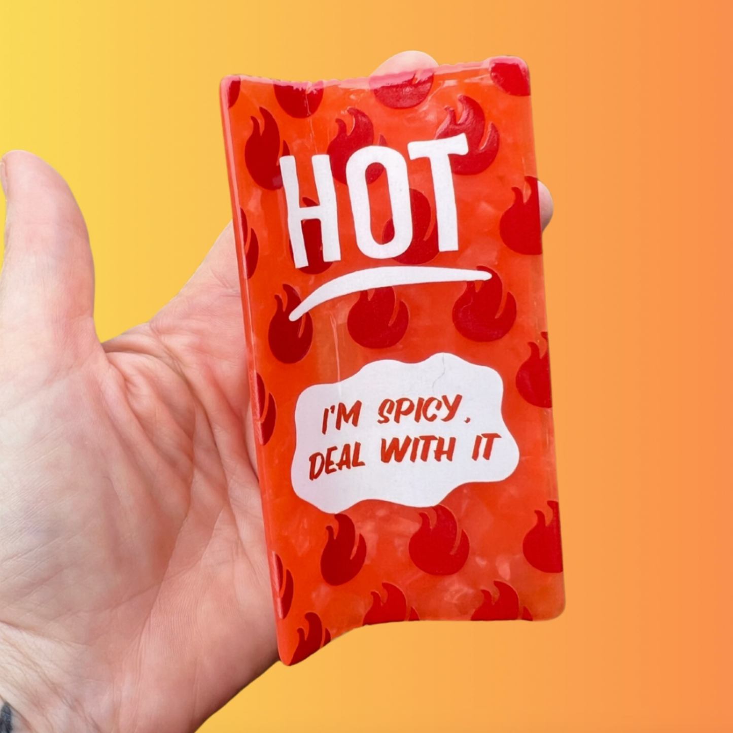 Hot Sauce Packet Hair Clip