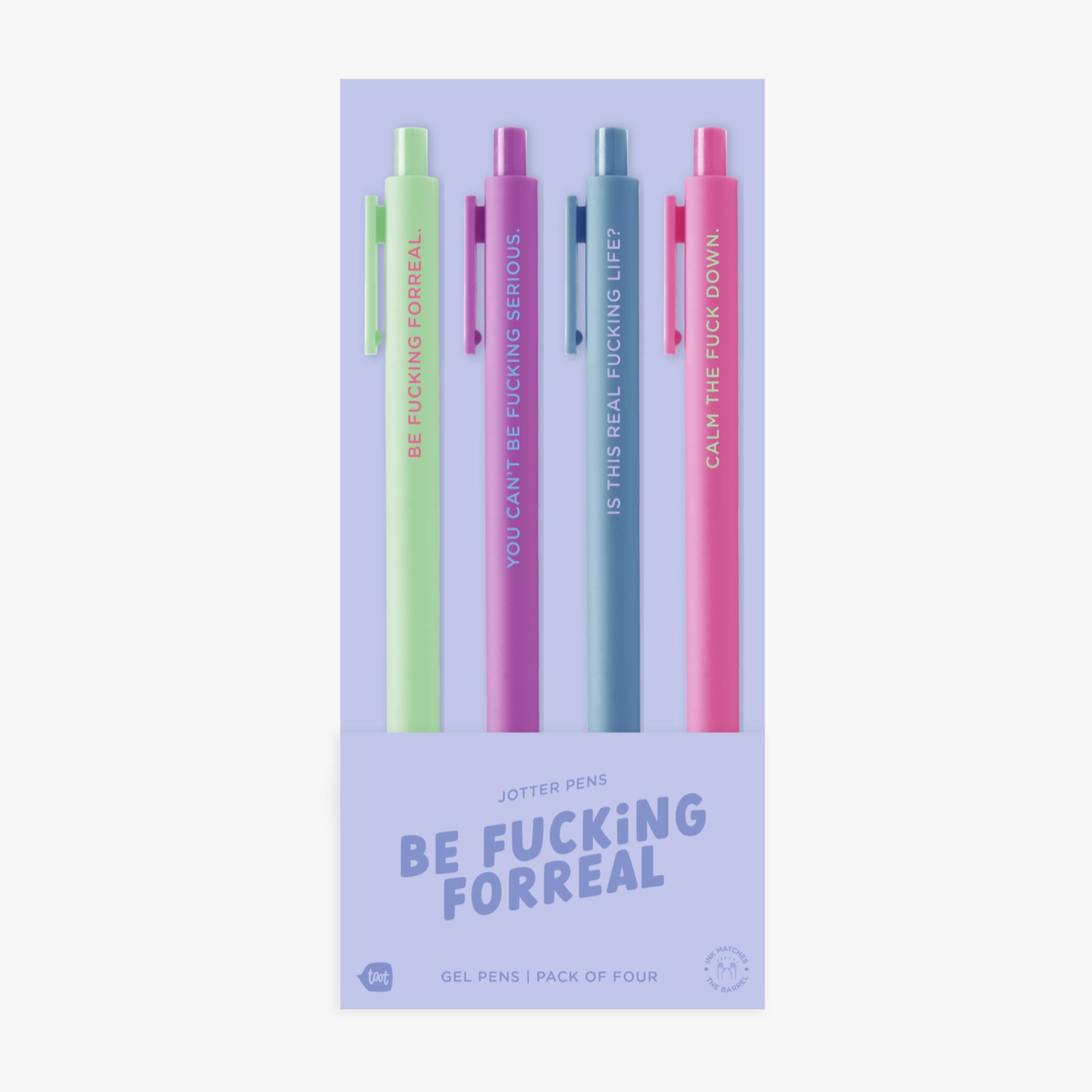 Be Fucking For Real Jotter Pen Set