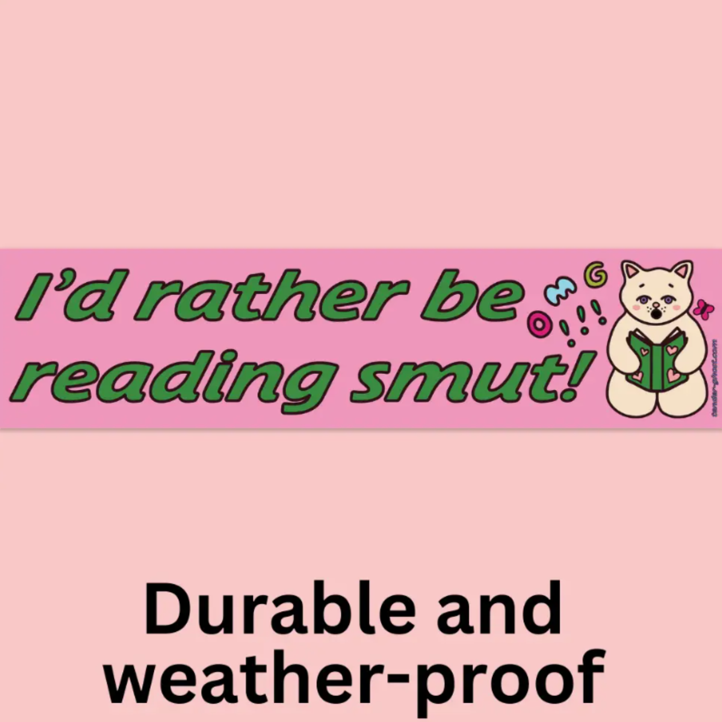 Reading Smut Bumper Sticker
