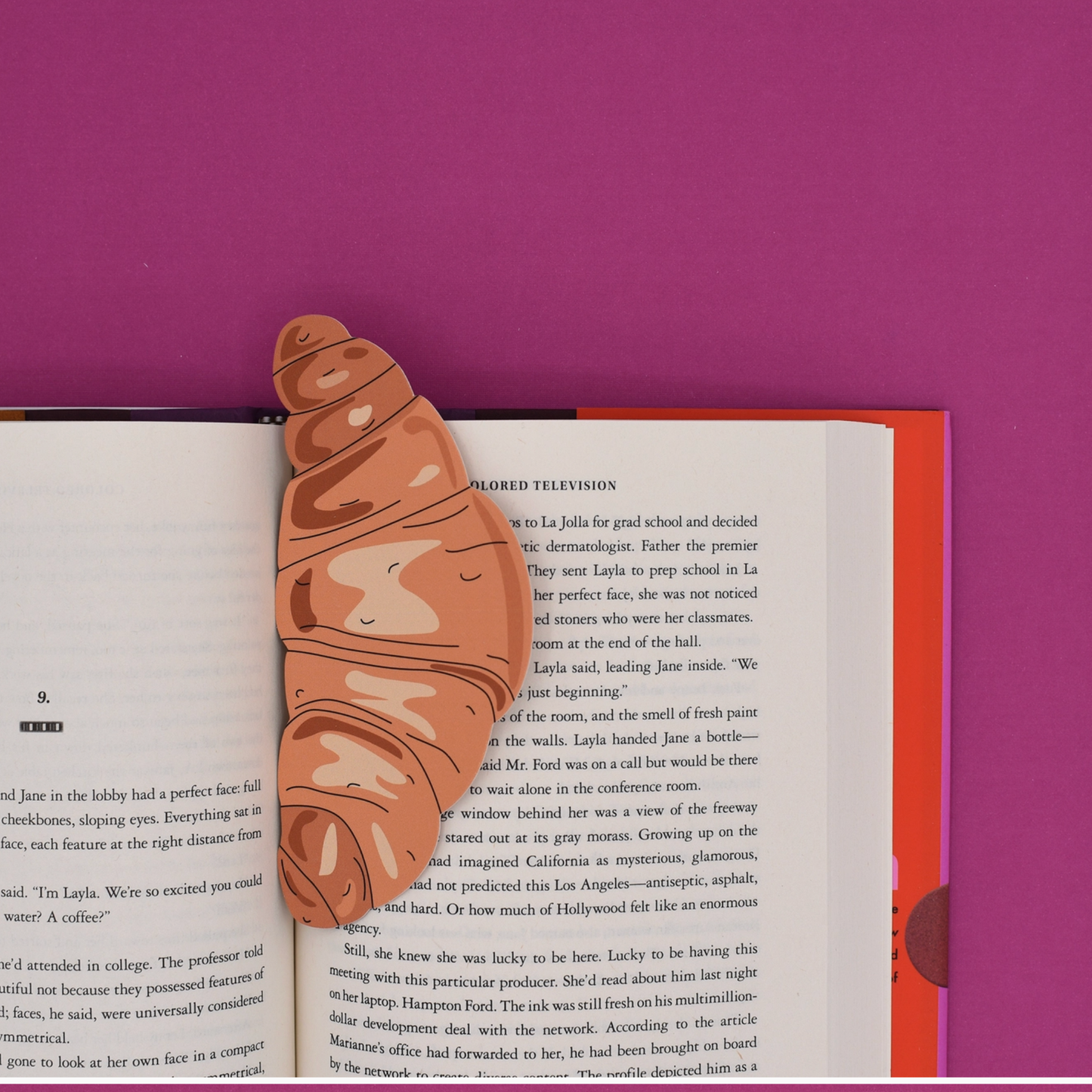 Croissant Bookmark