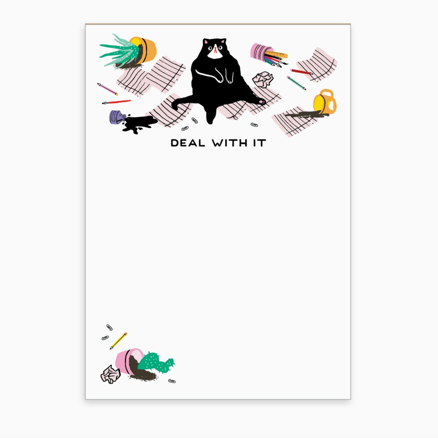 Deal With It Cat Notepad