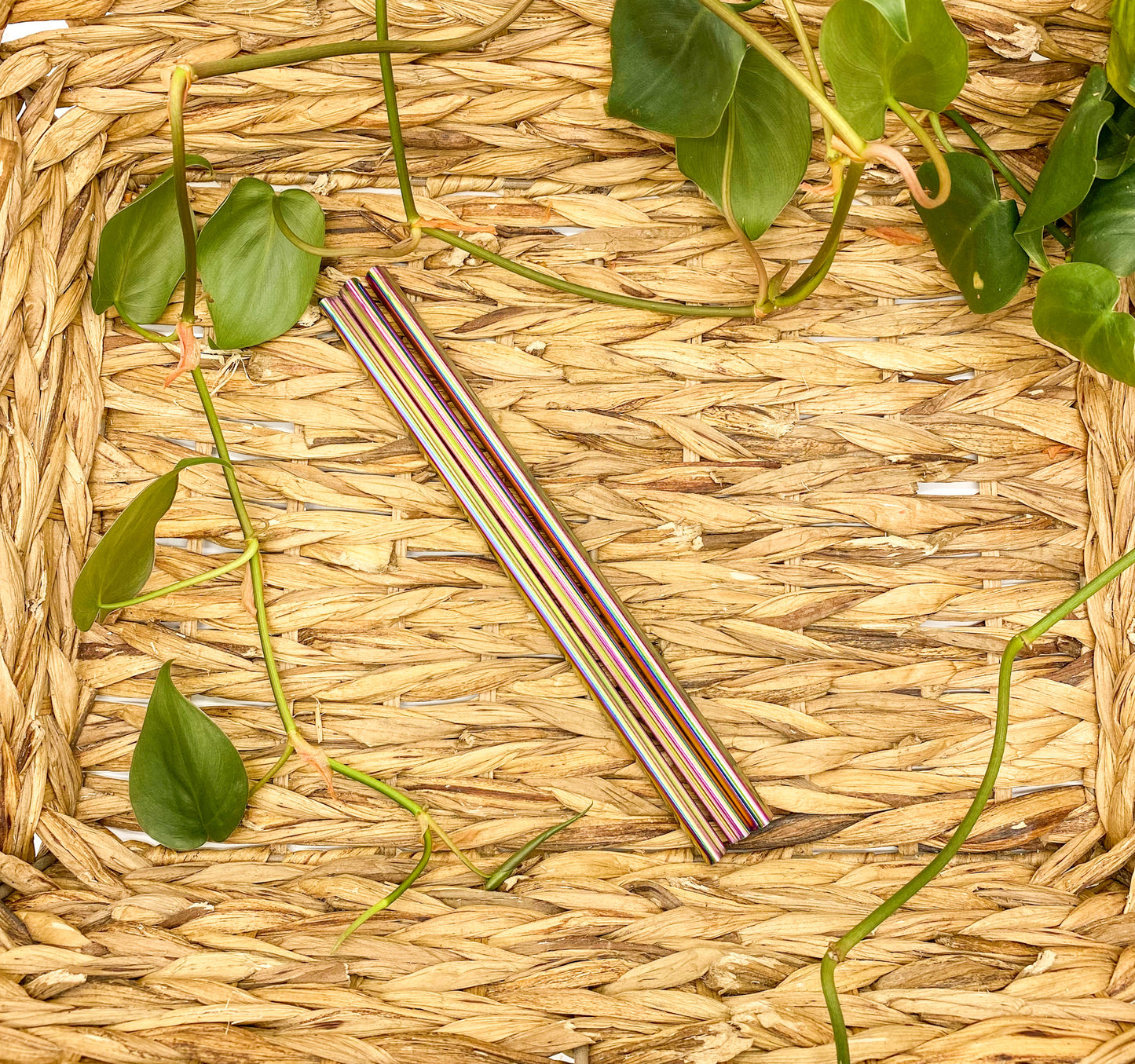 Heart Shaped Reusable Stainless Steel Drinking Straw