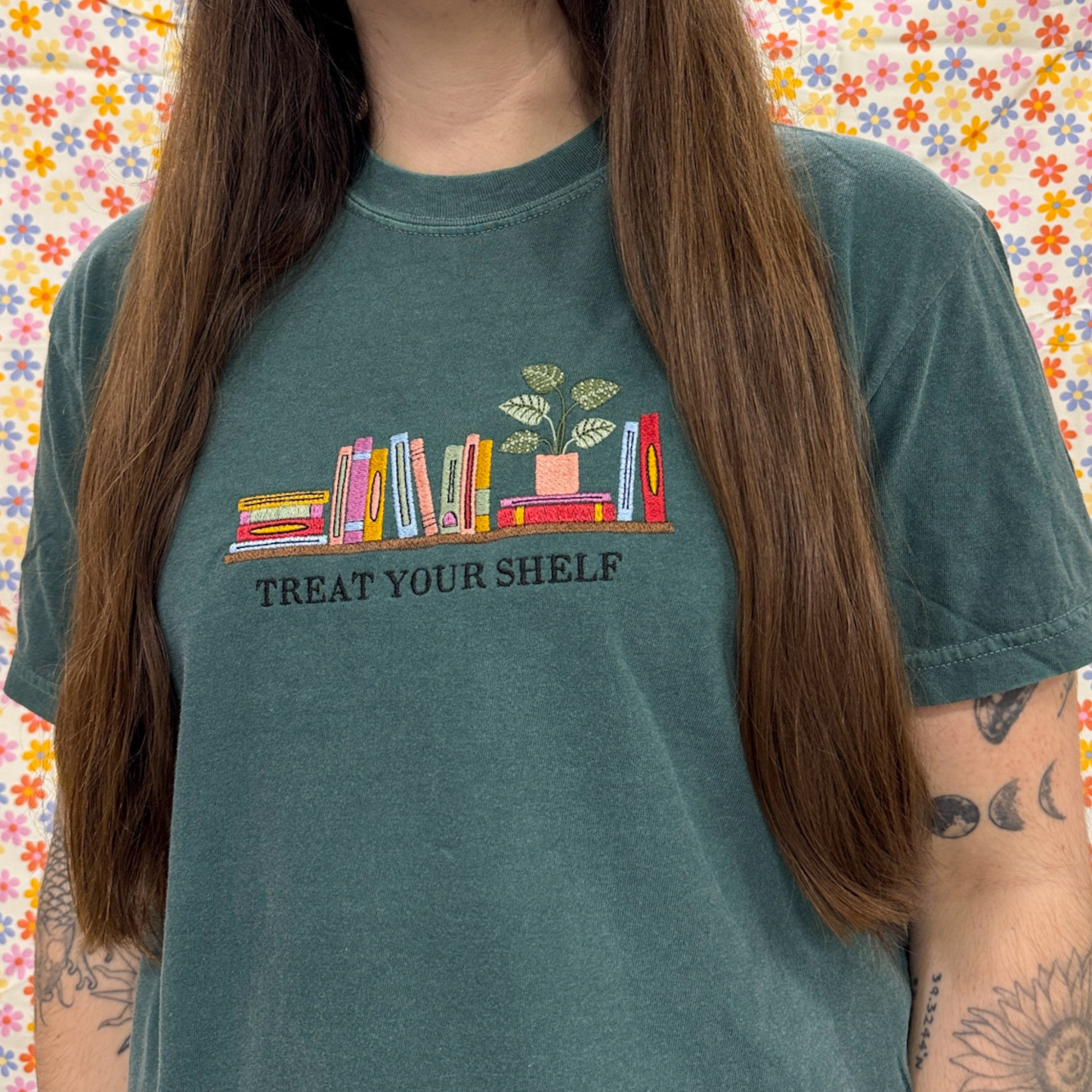 Treat Your Shelf Embroidered Tee