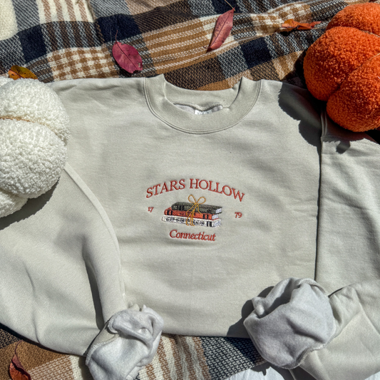 Stars Hollow Embroidered Crewneck