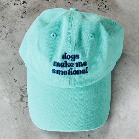 Dogs Make Me Emotional Baseball Hat