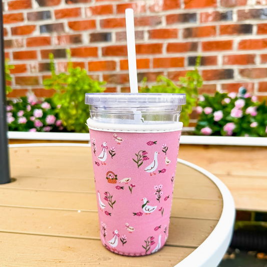 Cottage Geese Drink Sleeve