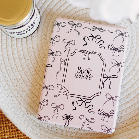 Book Whore Clear Back + Handstrap Kindle Case
