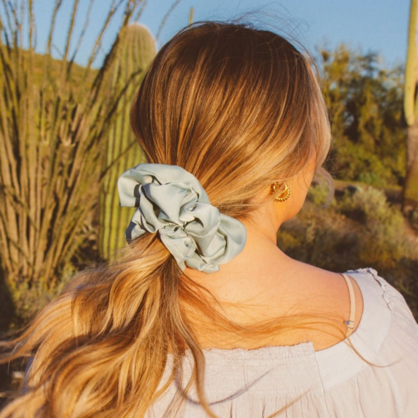 Eucalyptus Jumbo Scrunchie