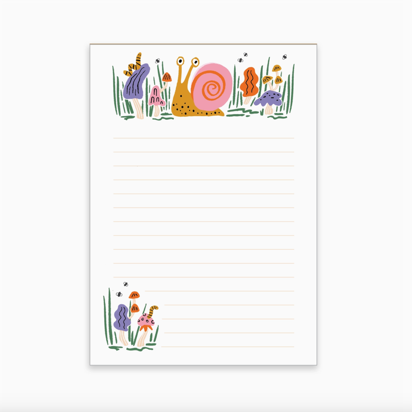 Shroomy Snail Notepad