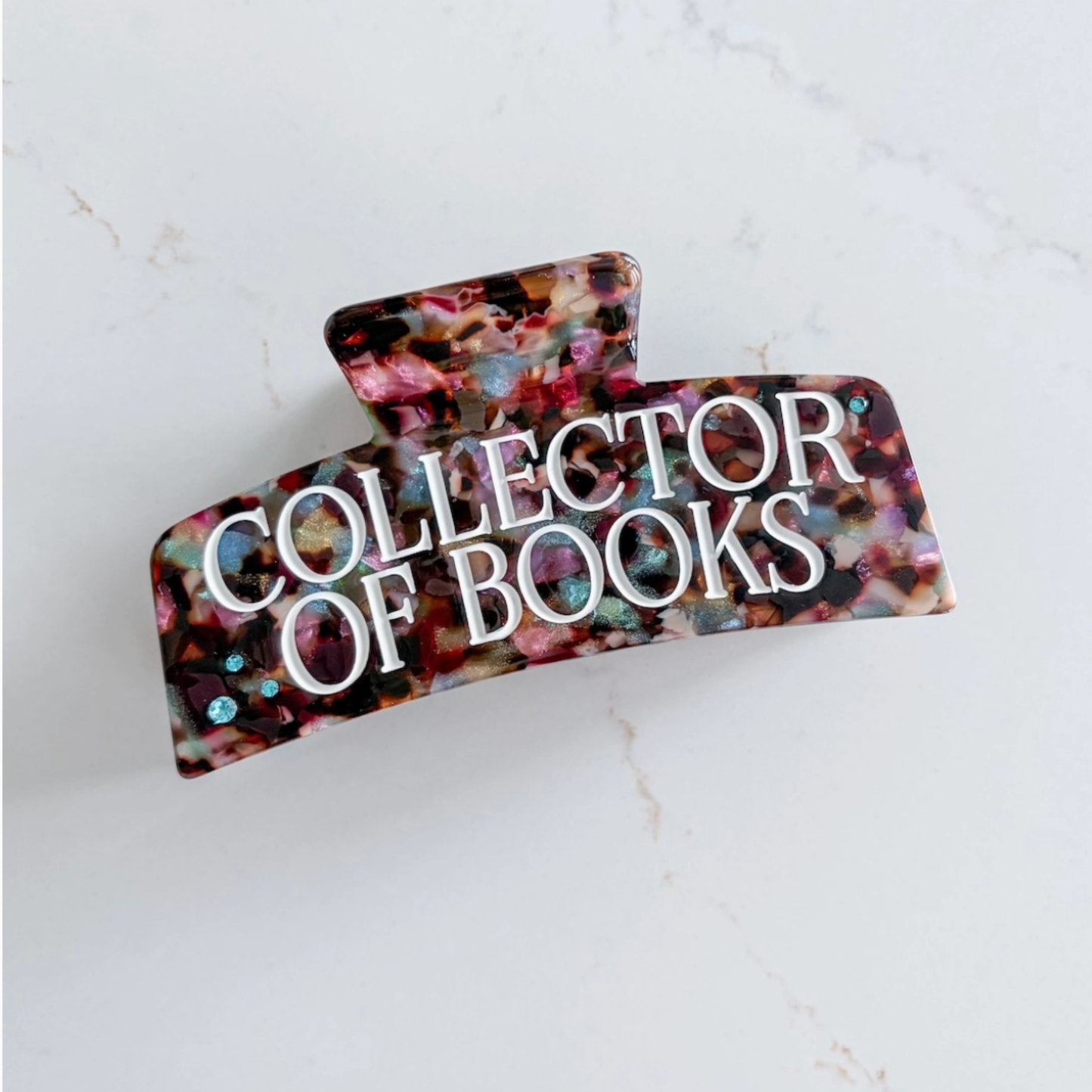 Collector of Books Hair Clip