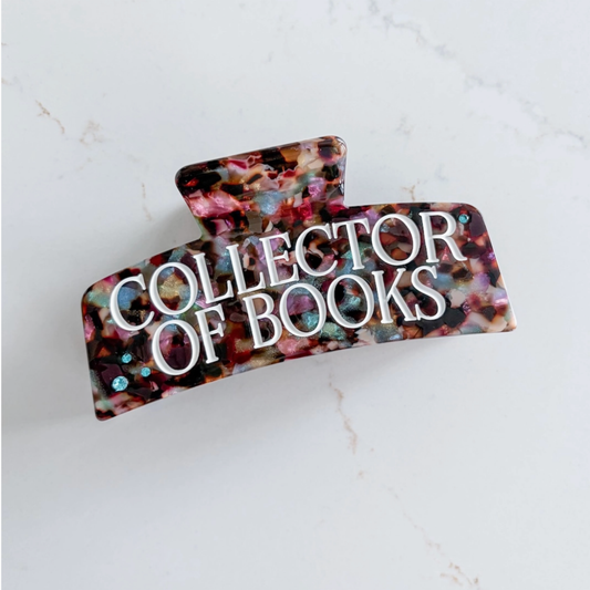 Collector of Books Hair Clip