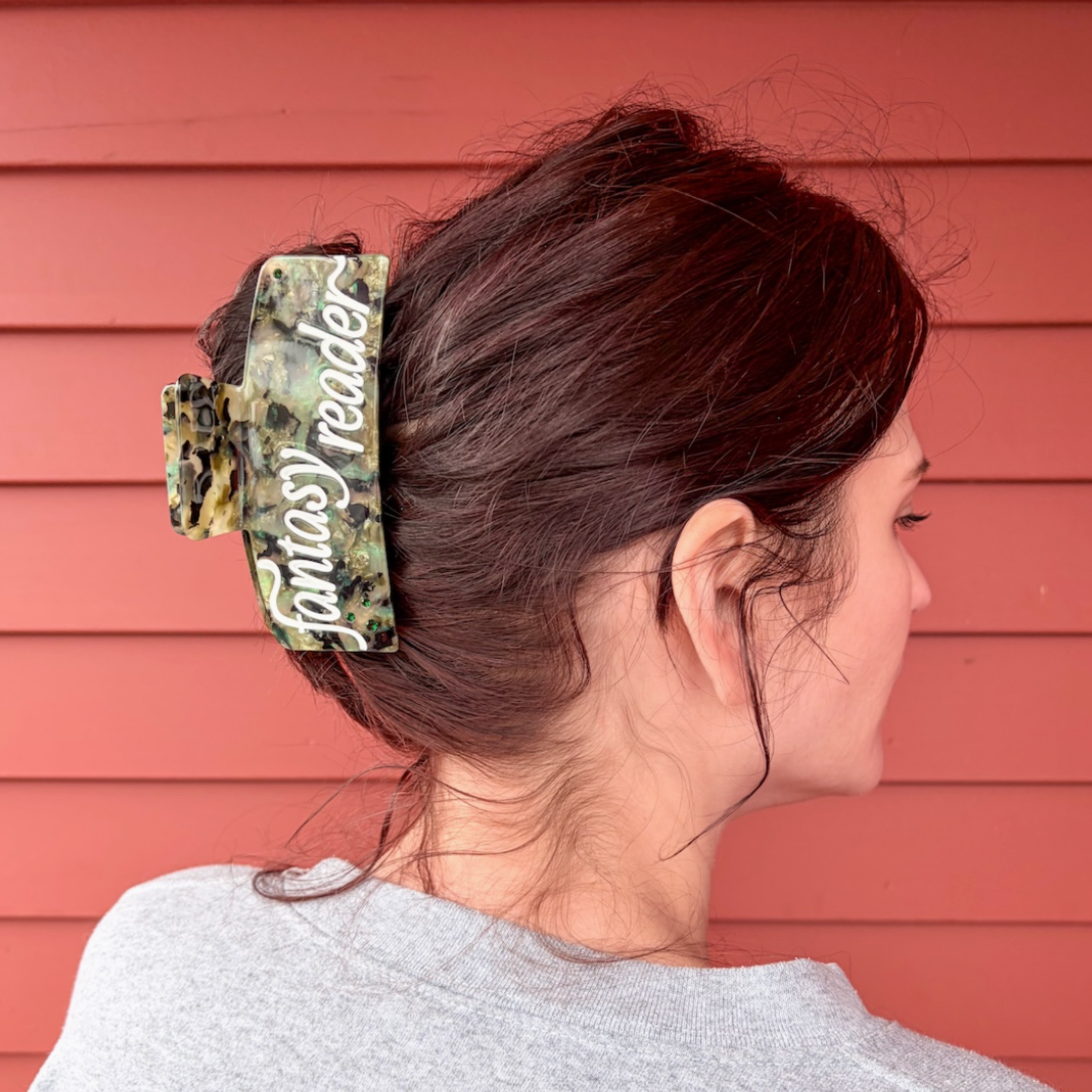 Fantasy Reader Hair Clip