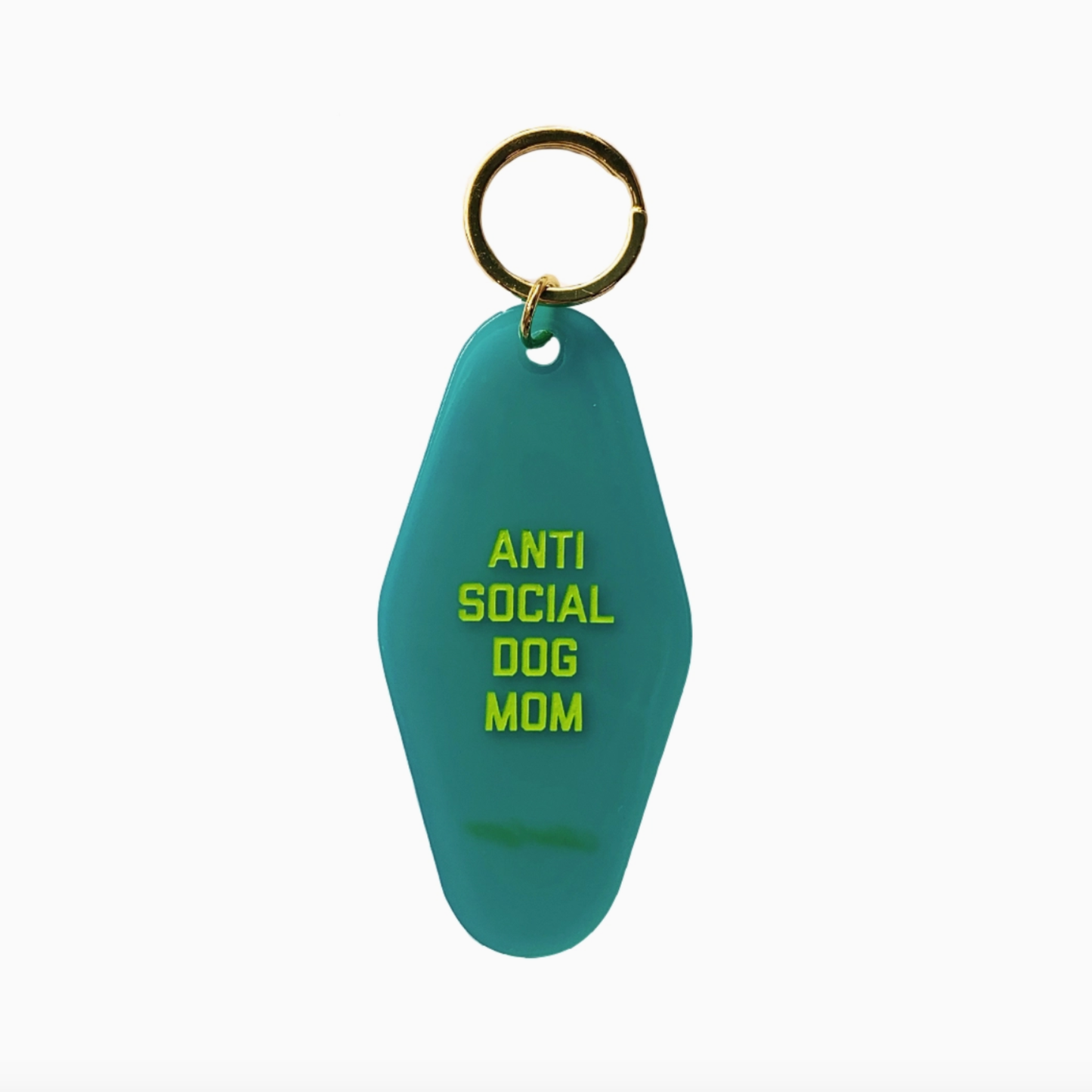 Anti Social Dog Mom Keychain