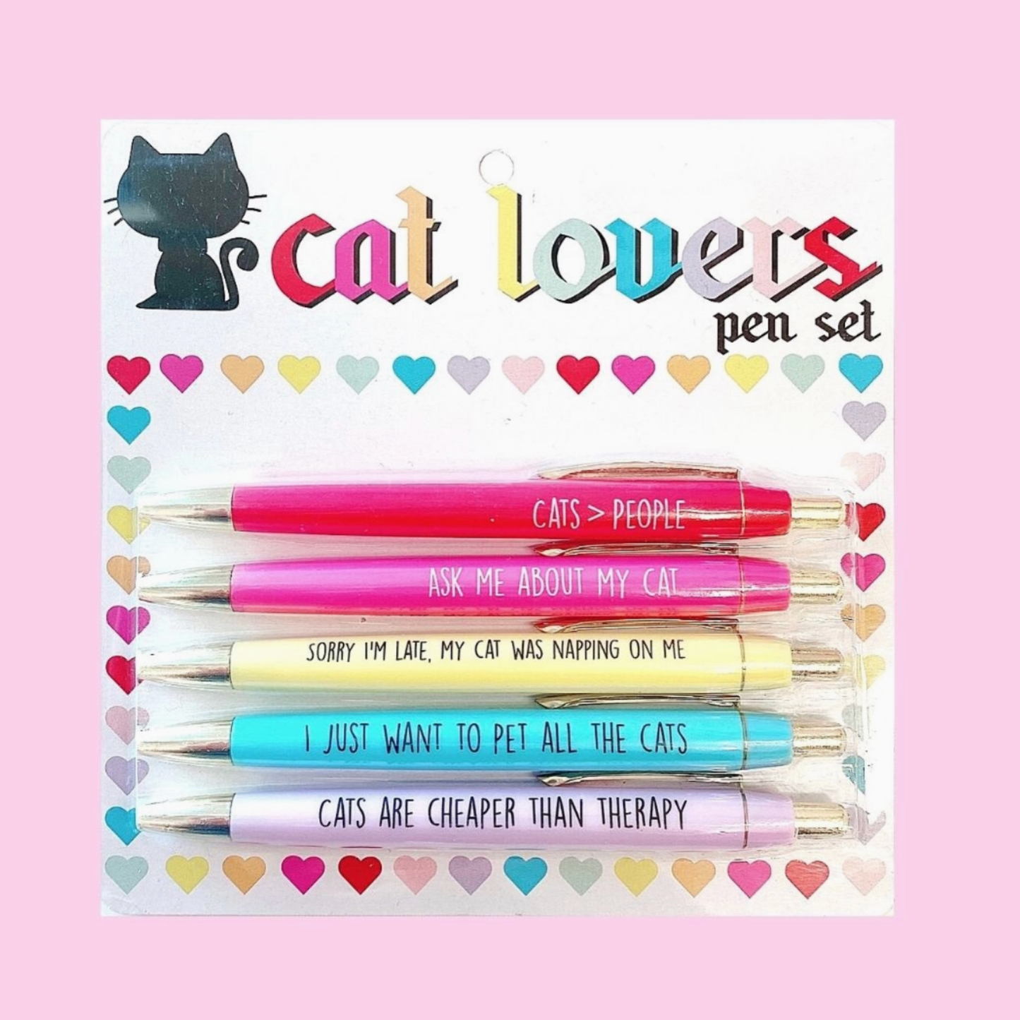 Cat Lovers Pen Set