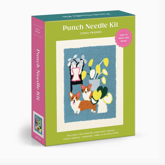 Corgi Friends Punch Needle Kit
