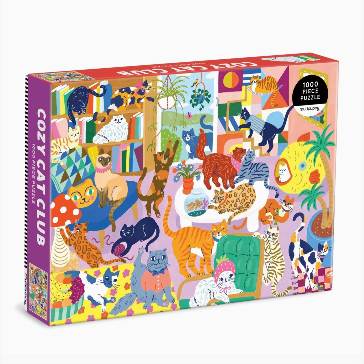 Cozy Cat Club 1000 Piece Puzzle