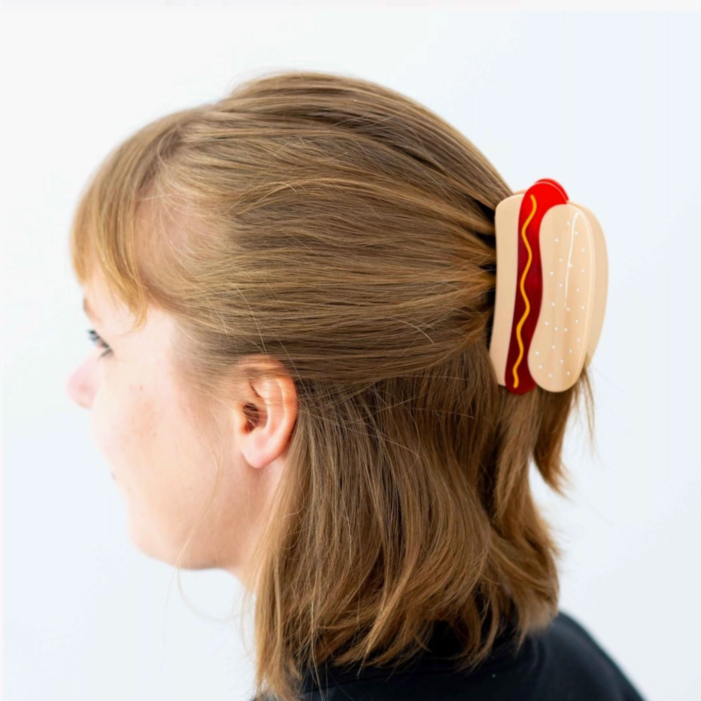 Hot Dog Hair Clip
