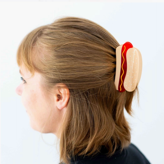Hot Dog Hair Clip