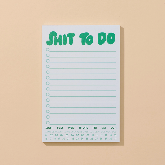 Shit To Do Notepad