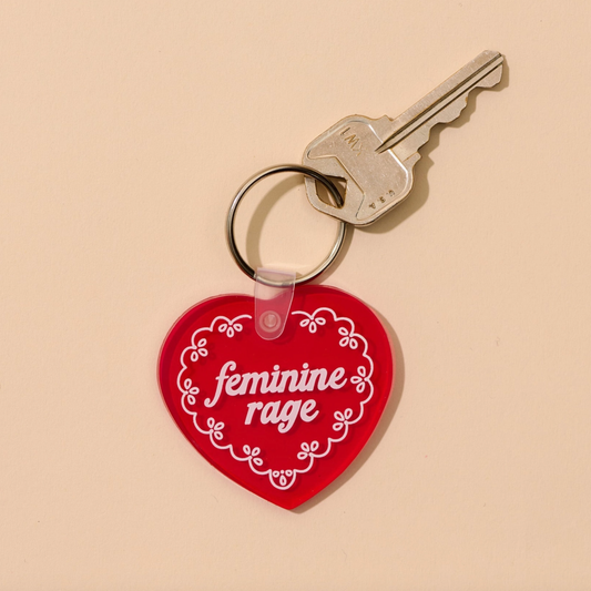Feminine Rage Keychain