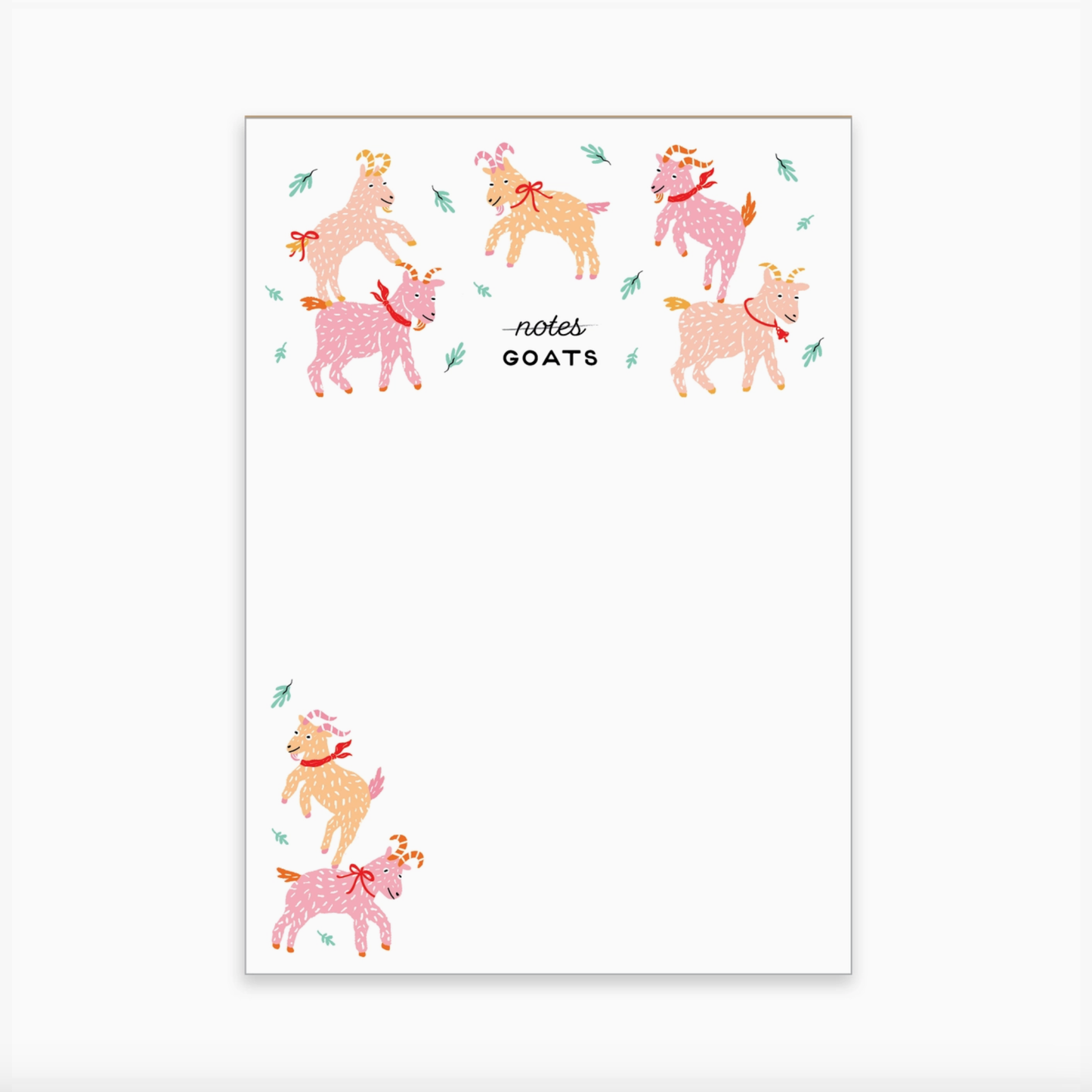 Goats Notepad
