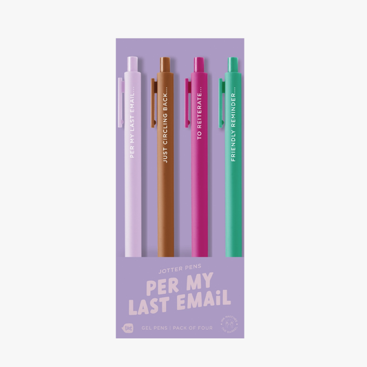 Per My Last Email Jotter Pen Set