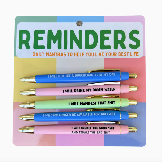Reminders Pen Set