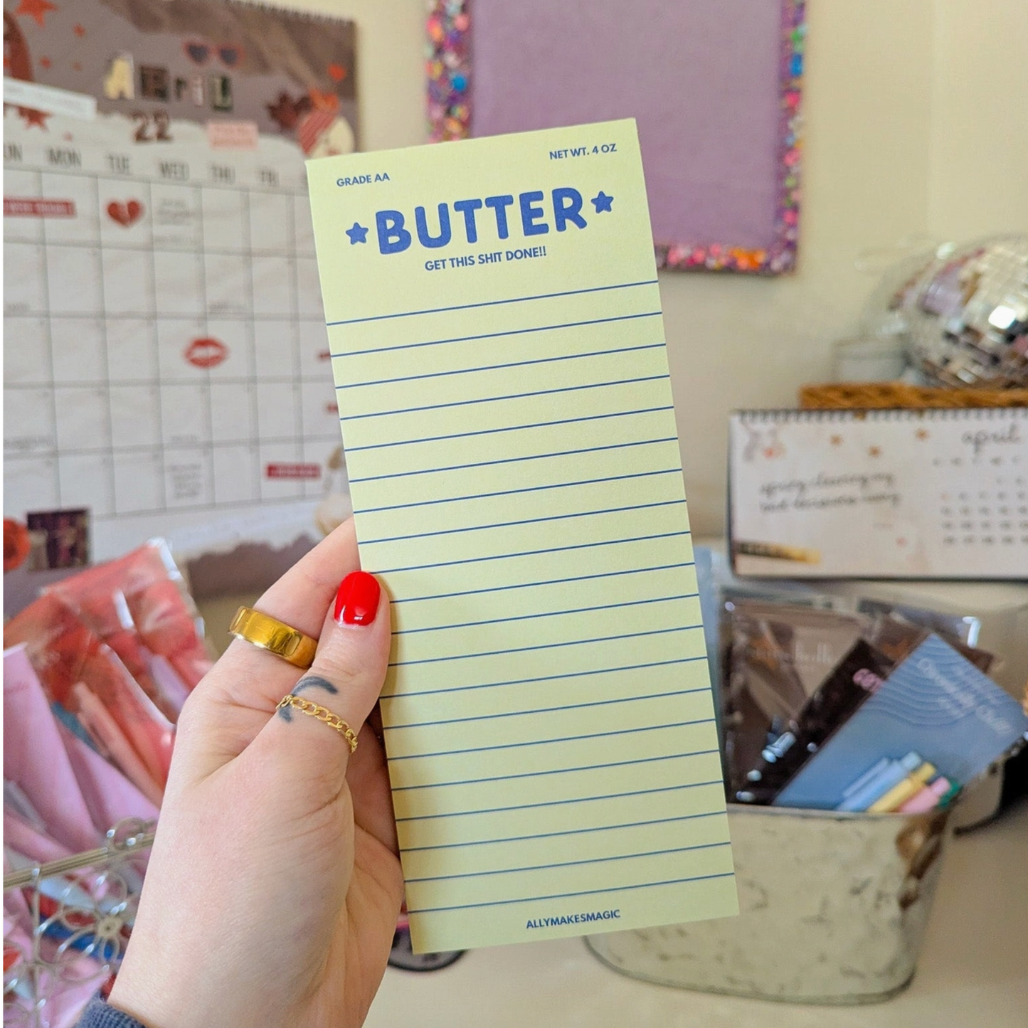 Butter Get This Sh*T Done Notepad