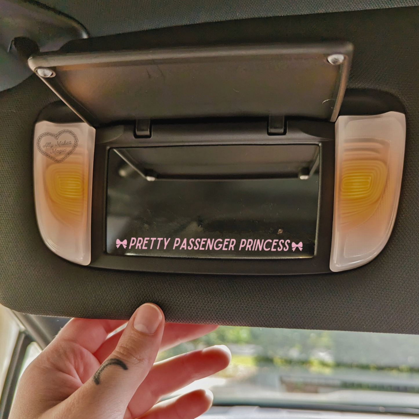 Pretty Passenger Princess Mirror Cling
