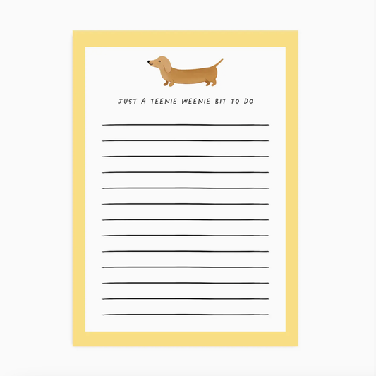 A Teenie Weenie Bit To Do Notepad