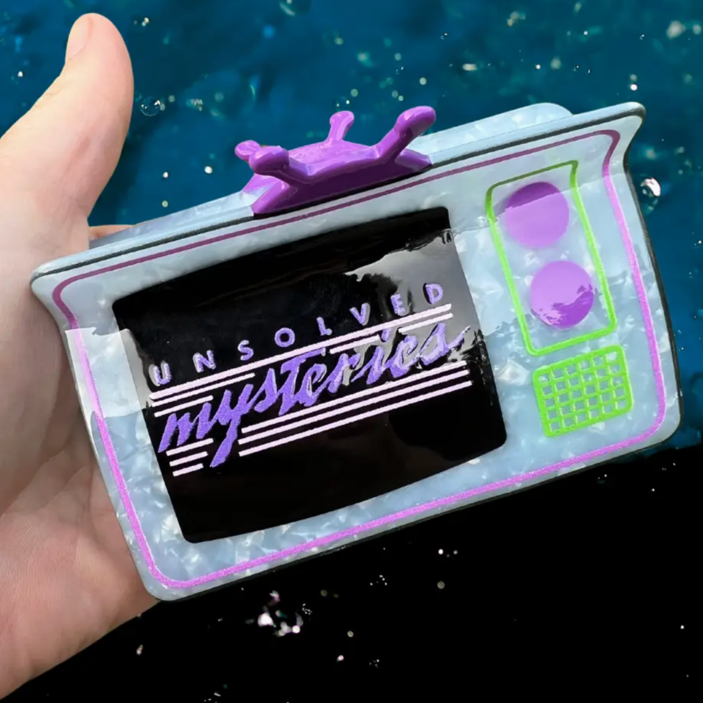 Unsolved Mysteries Hair Clip