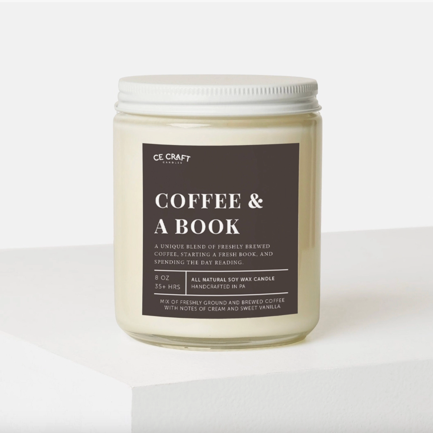 Coffee & A Book Candle