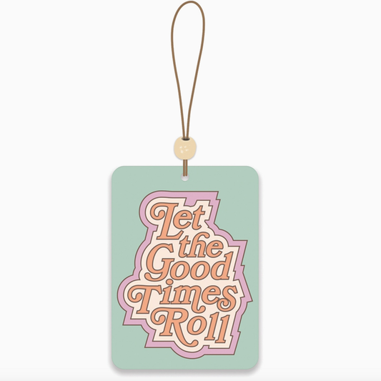 Let the Good Times Roll Car Air Freshener- Set of 2