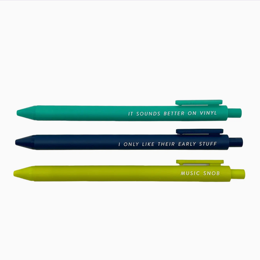 Pens For Music Snobs
