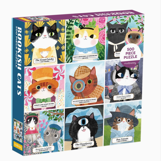 Bookish Cats 500 Piece Puzzle