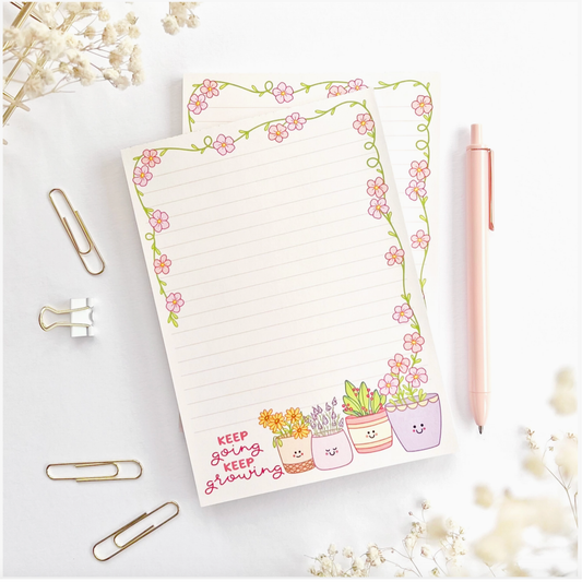 Keep Growing Notepad