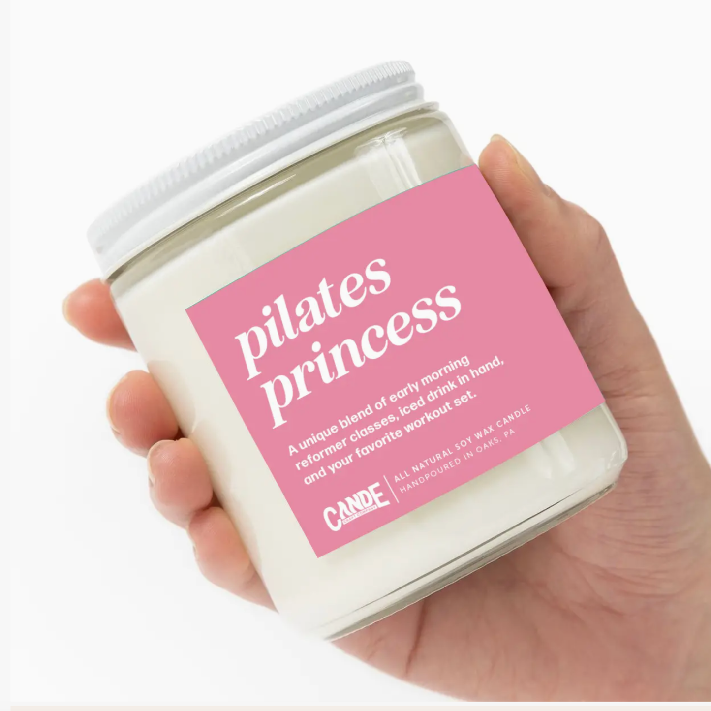 Pilates Princess Candle