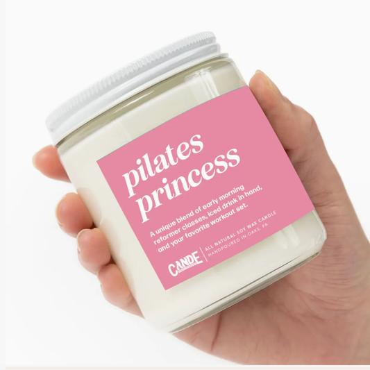 Pilates Princess Candle