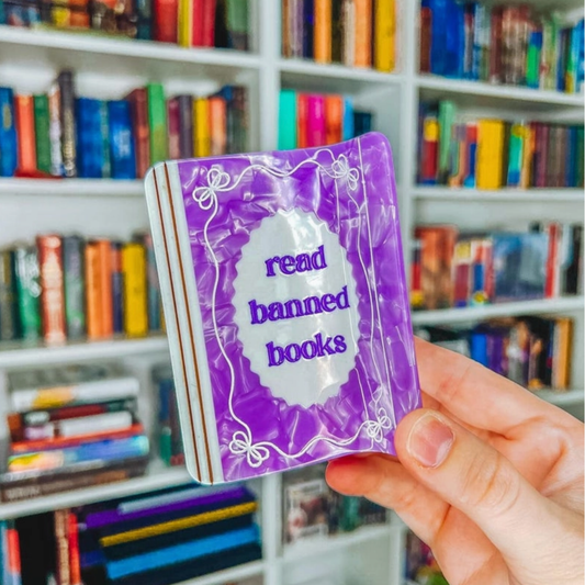 Read Banned Books Hair Clip
