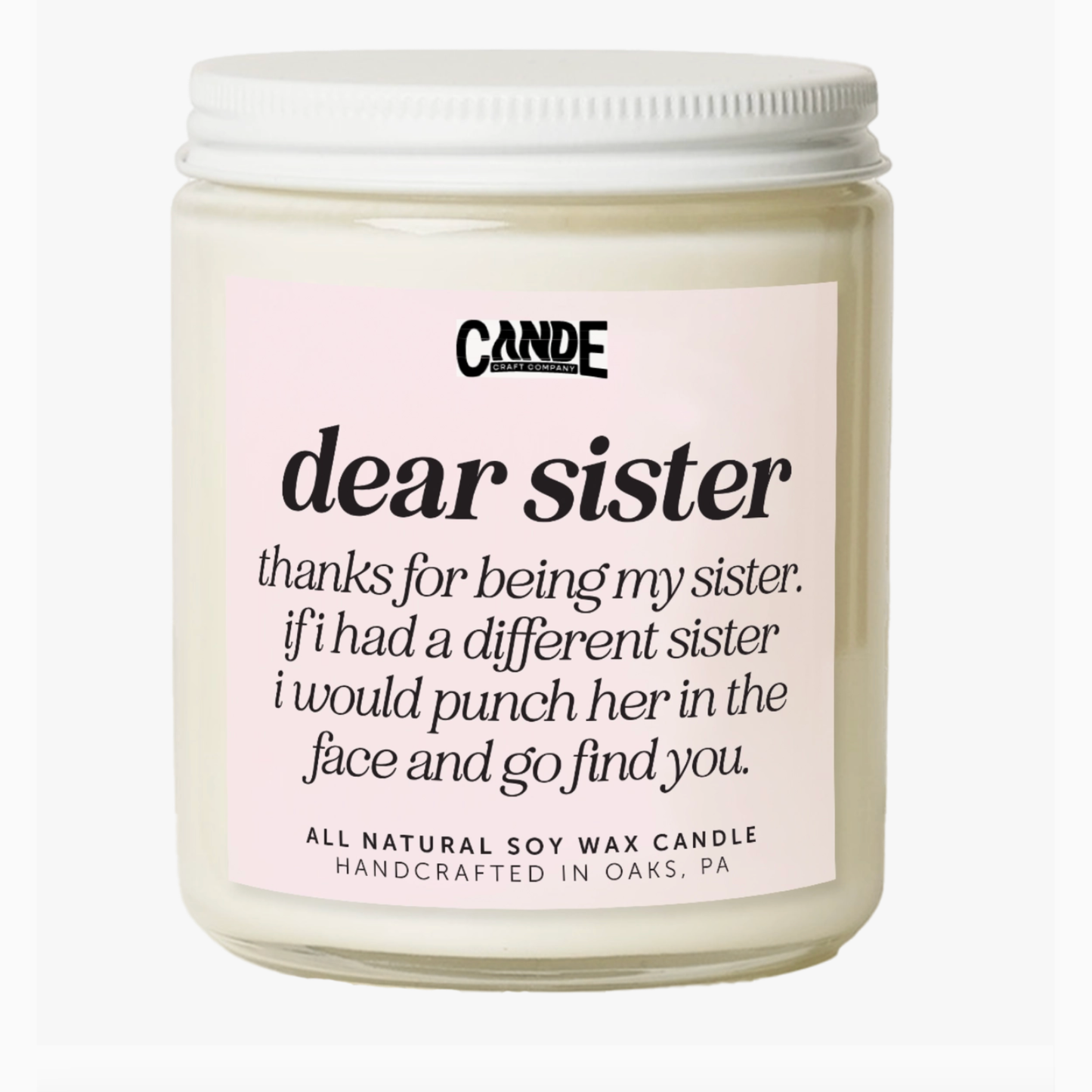 Dear Sister Candle