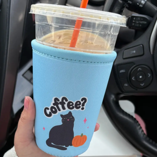 Black Cat Drink Sleeve