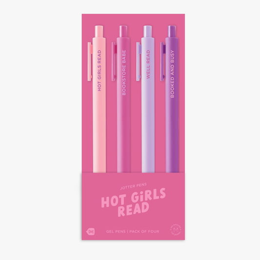 Hot Girls Read Jotter Pen Set