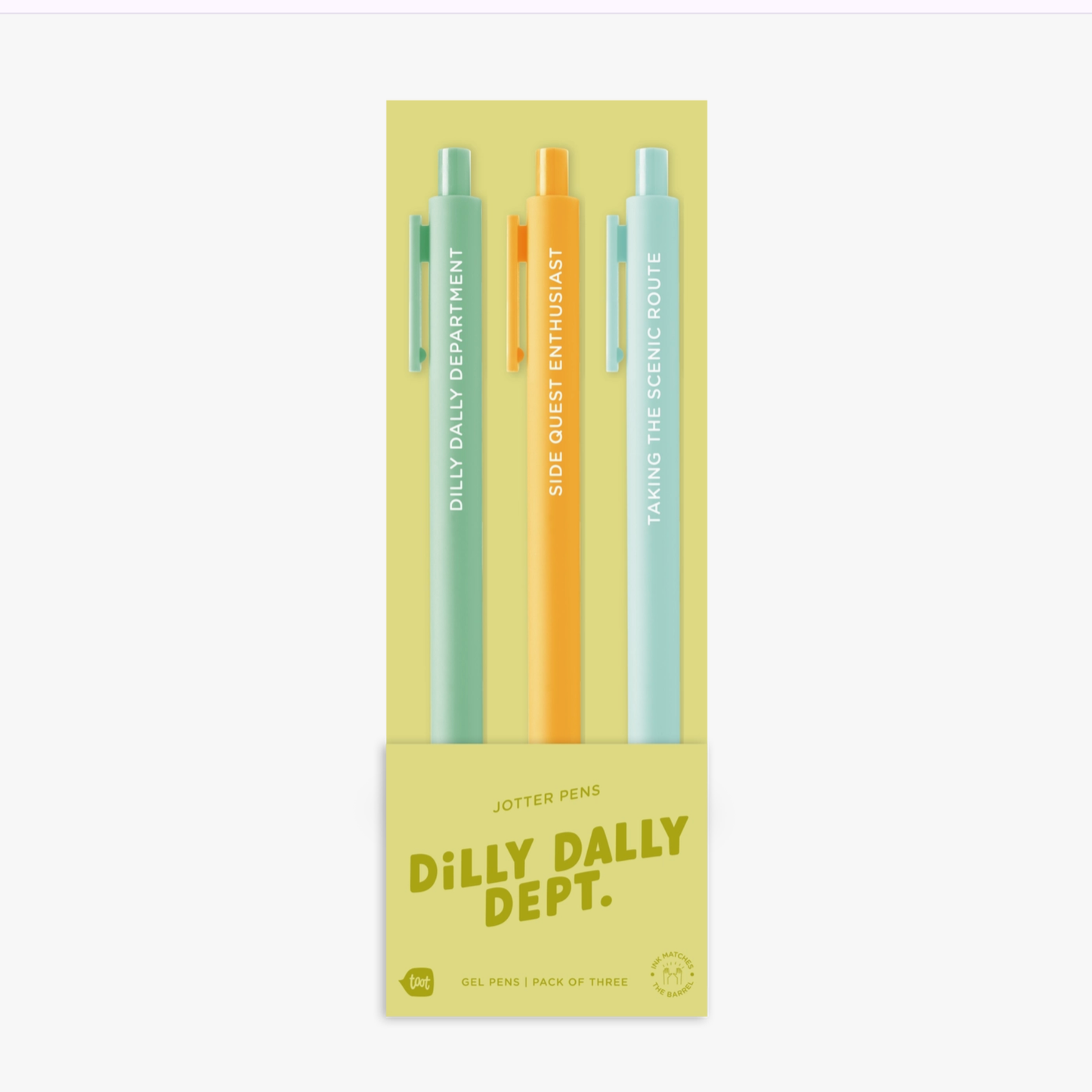 Dilly Dally Dept. Jotter Pen Set