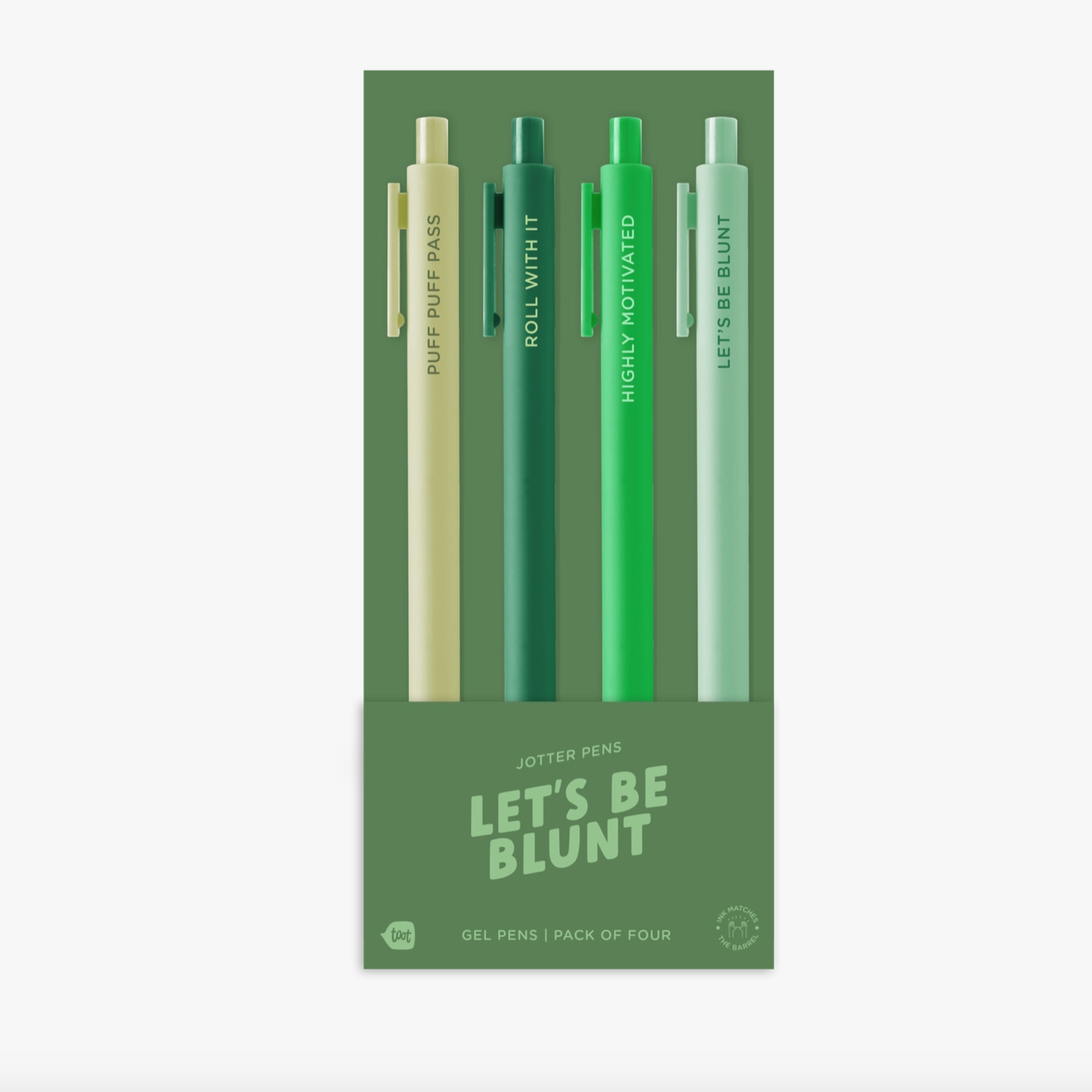 Let's Be Blunt Jotter Pen Set