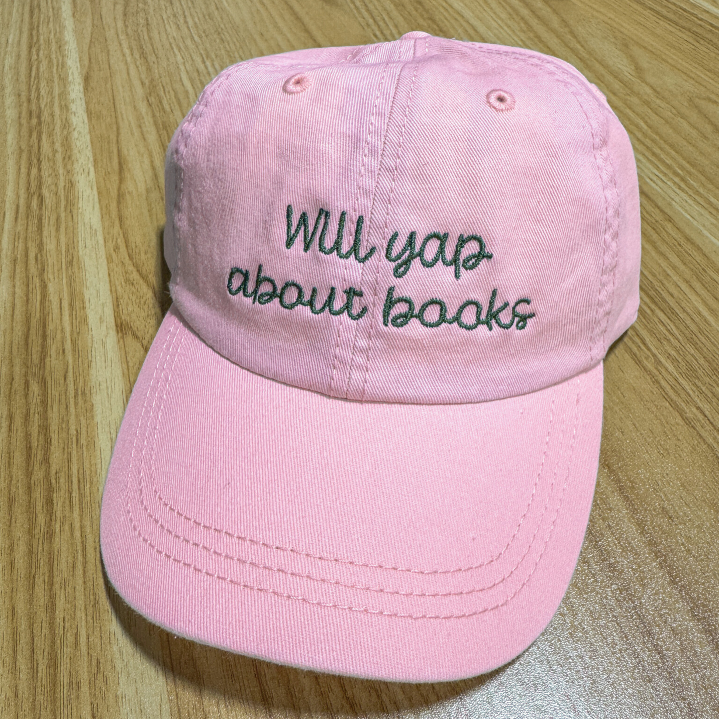 Will Yap About Books Embroidered Hat