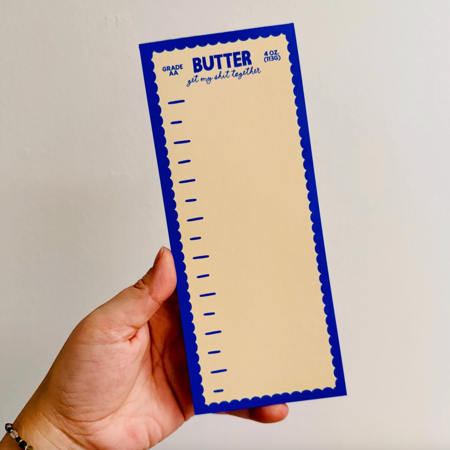 Butter Get My Stuff Together Notepad