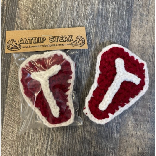 Steak Catnip Toy