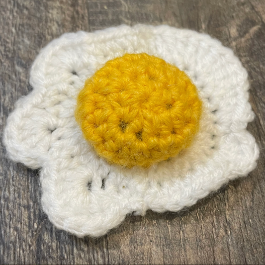 Fried Egg Catnip Toy